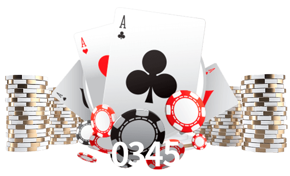 Jogue jogos de pôquer em 0345