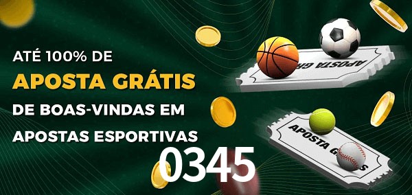 0345 Ate 100% de Aposta Gratis