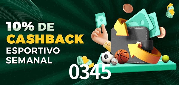 10% de bônus de cashback na 0345